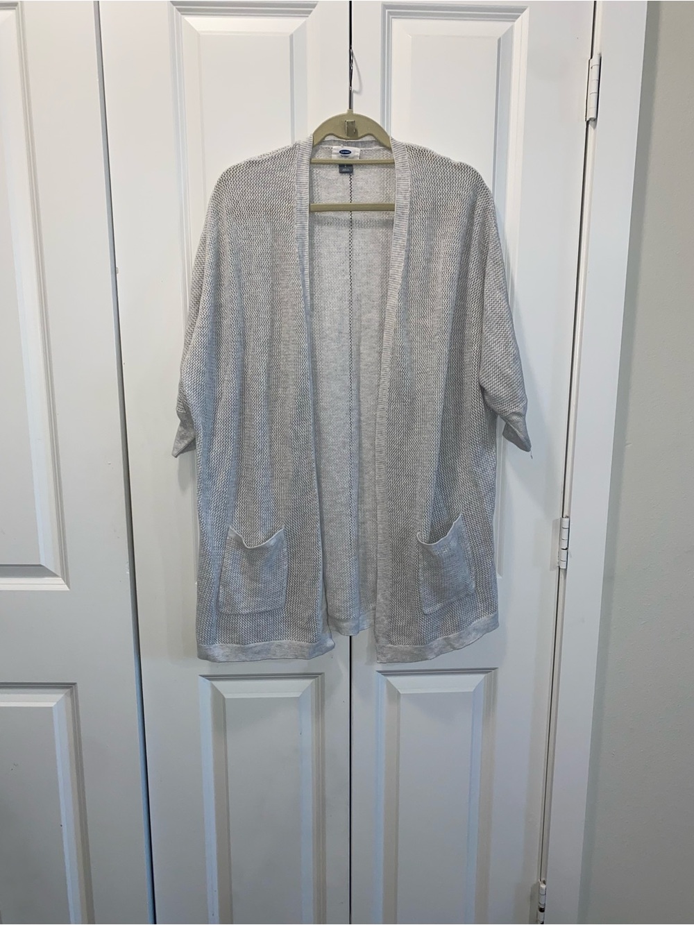 Old Navy Light Gray Open Front Women's Cardigan